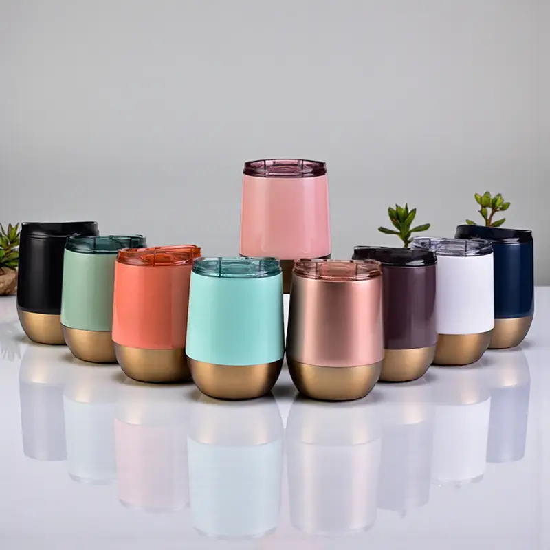 304不鏽鋼U型杯雙層簡約蛋殼杯,朝暘興業有限公司